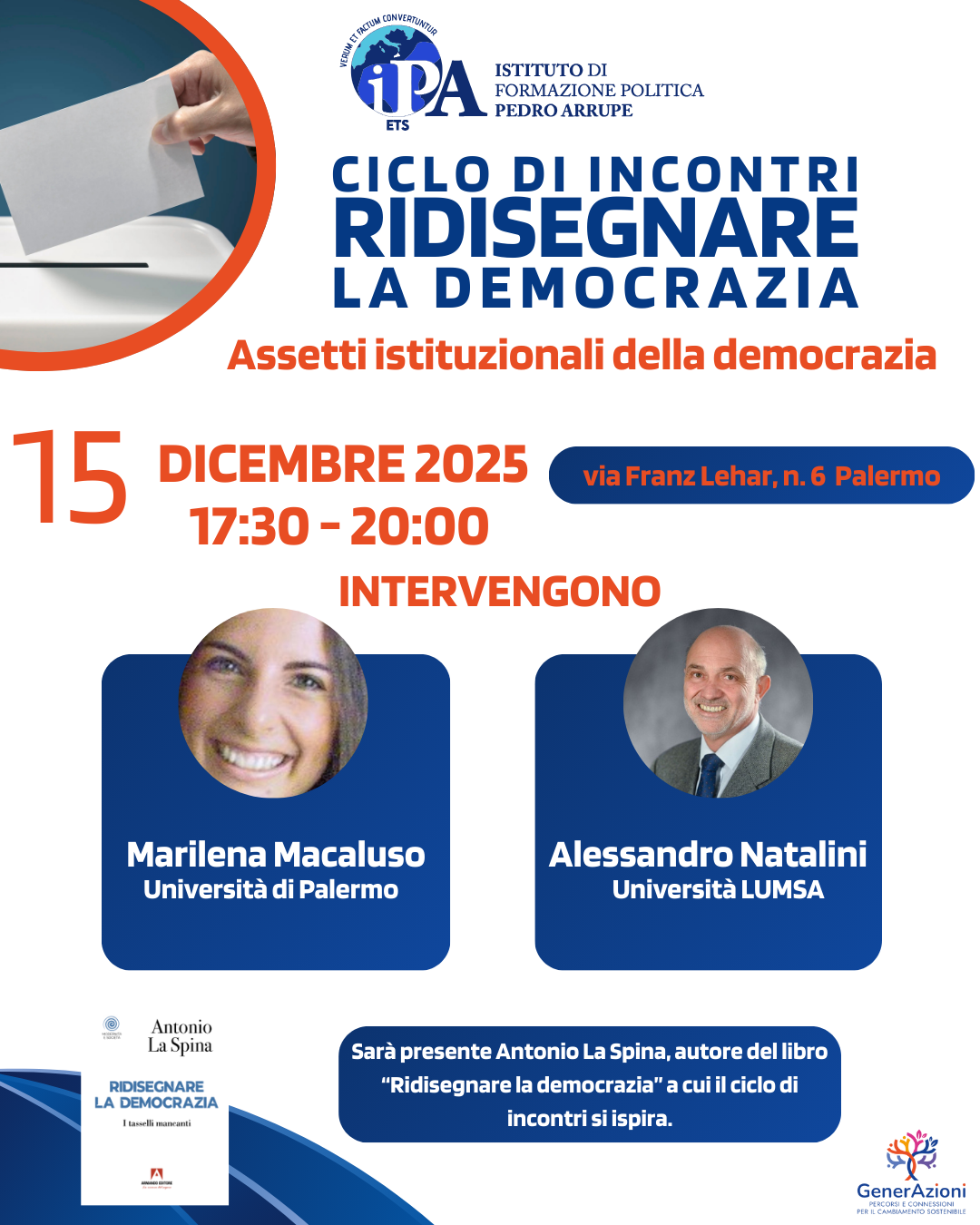 Ridisegnare la democrazia: terzo e ultimo incontro