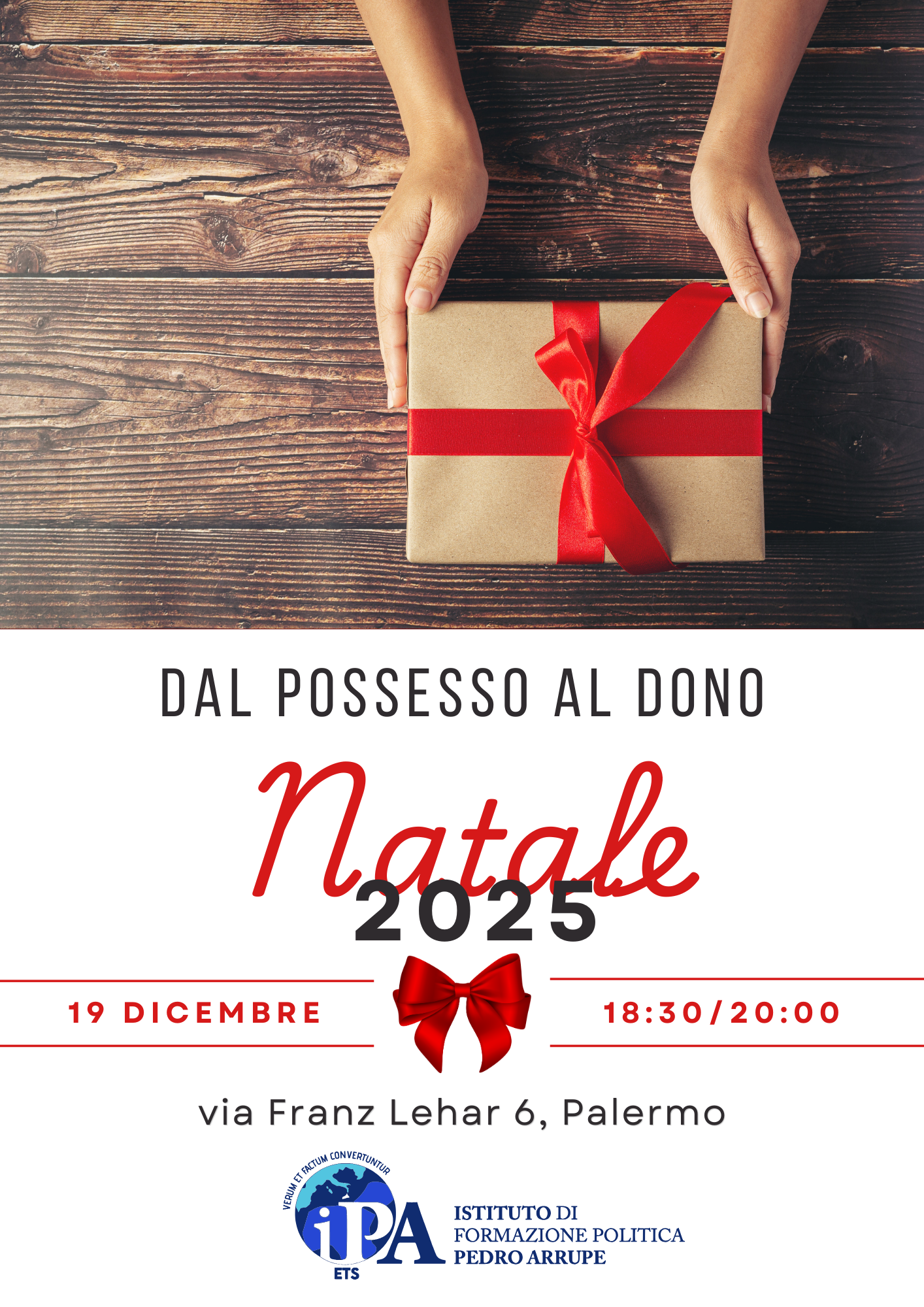 Il dono al centro dello scambio di auguri