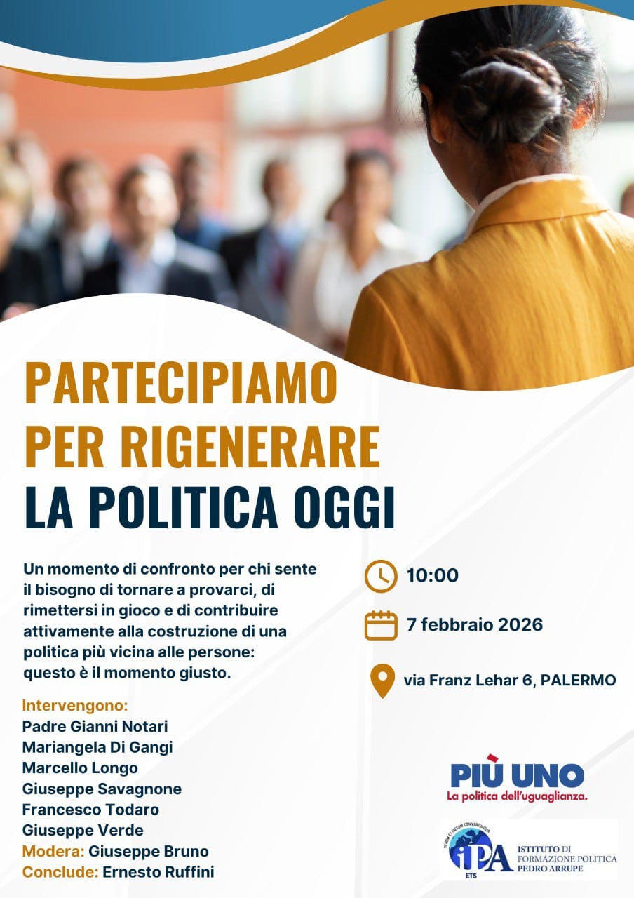 Partecipiamo per rigenerare la politica oggi