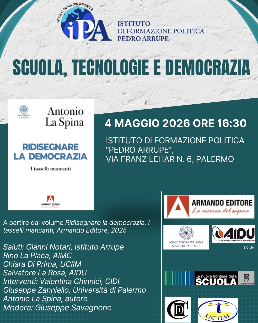 Incontro su scuola, tecnologia e democrazia