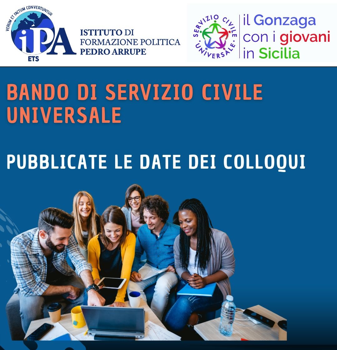 Bando servizio civile universale 2026: pubblicato calendario colloqui