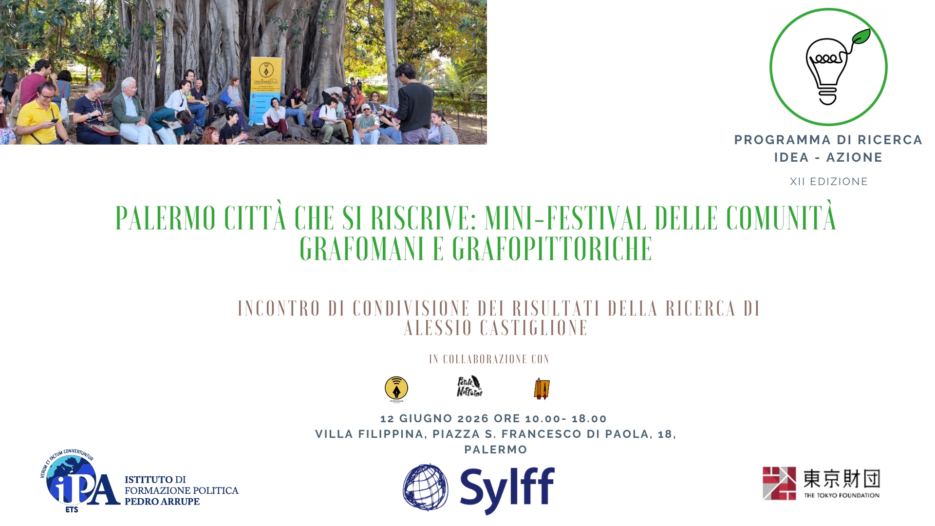 Al via gli incontri di condivisione delle ricerche di Idea – Azione