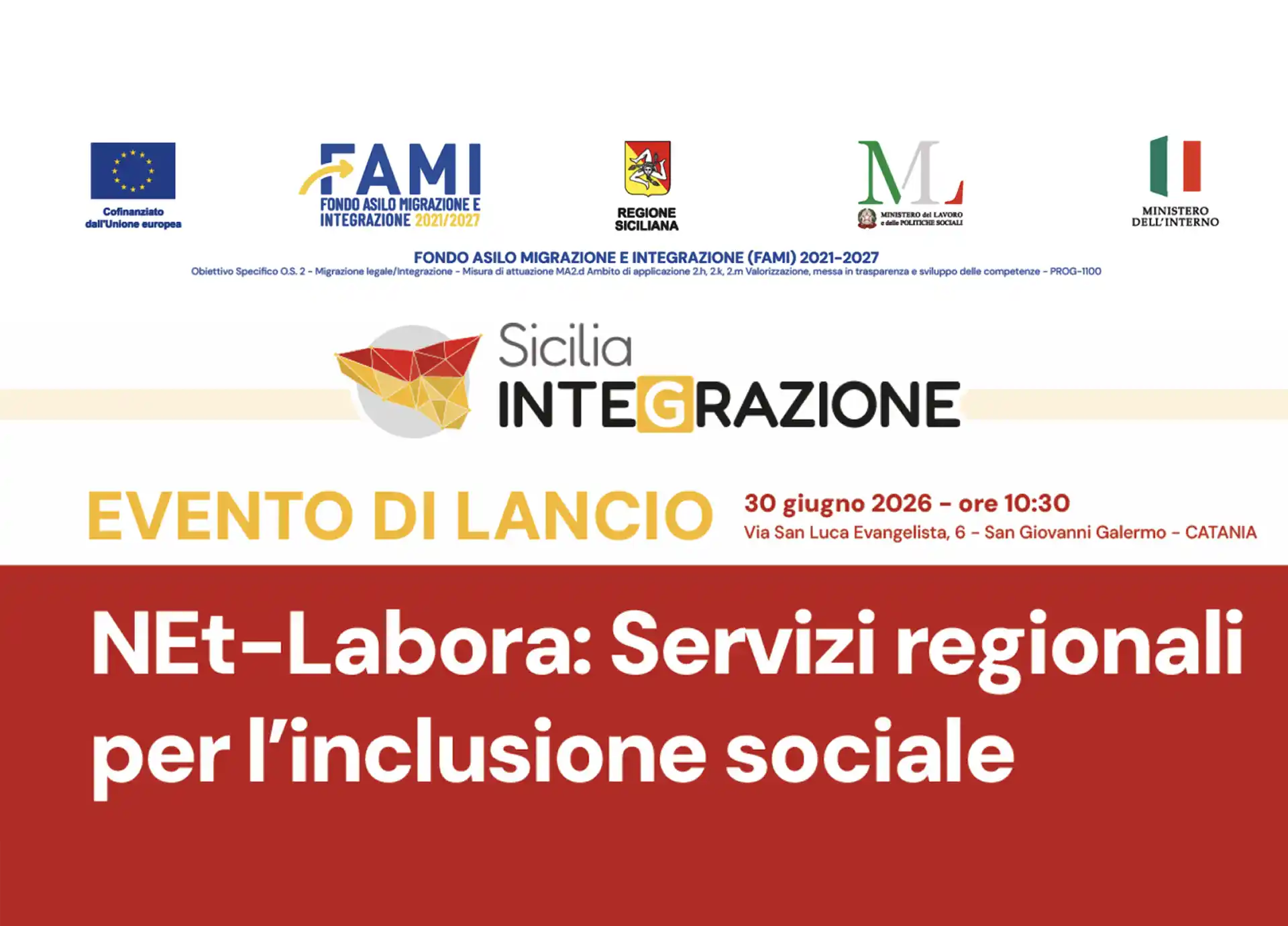 Evento di lancio del progetto Sicilia Inte(G)razione