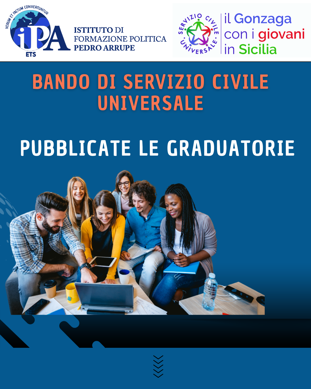 Pubblicate le graduatorie del Servizio Civile Universale 2026