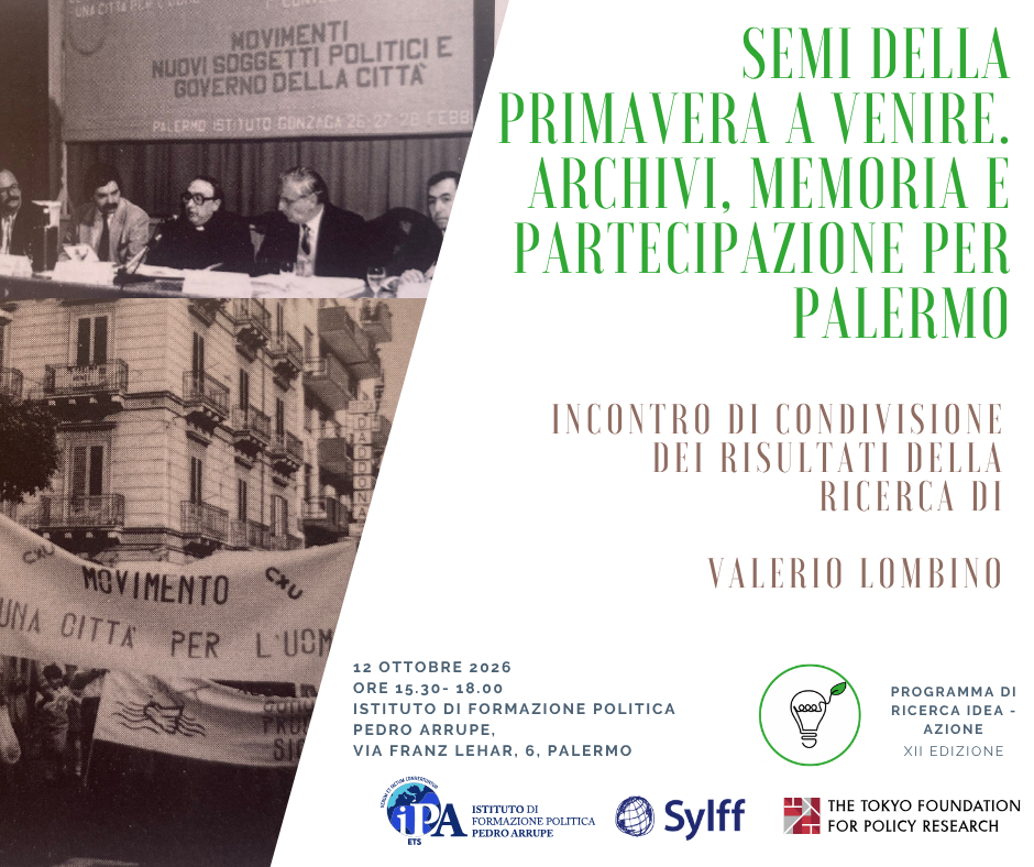 Dalla ricerca all’archivio: nasce il fondo “Città per l’Uomo”