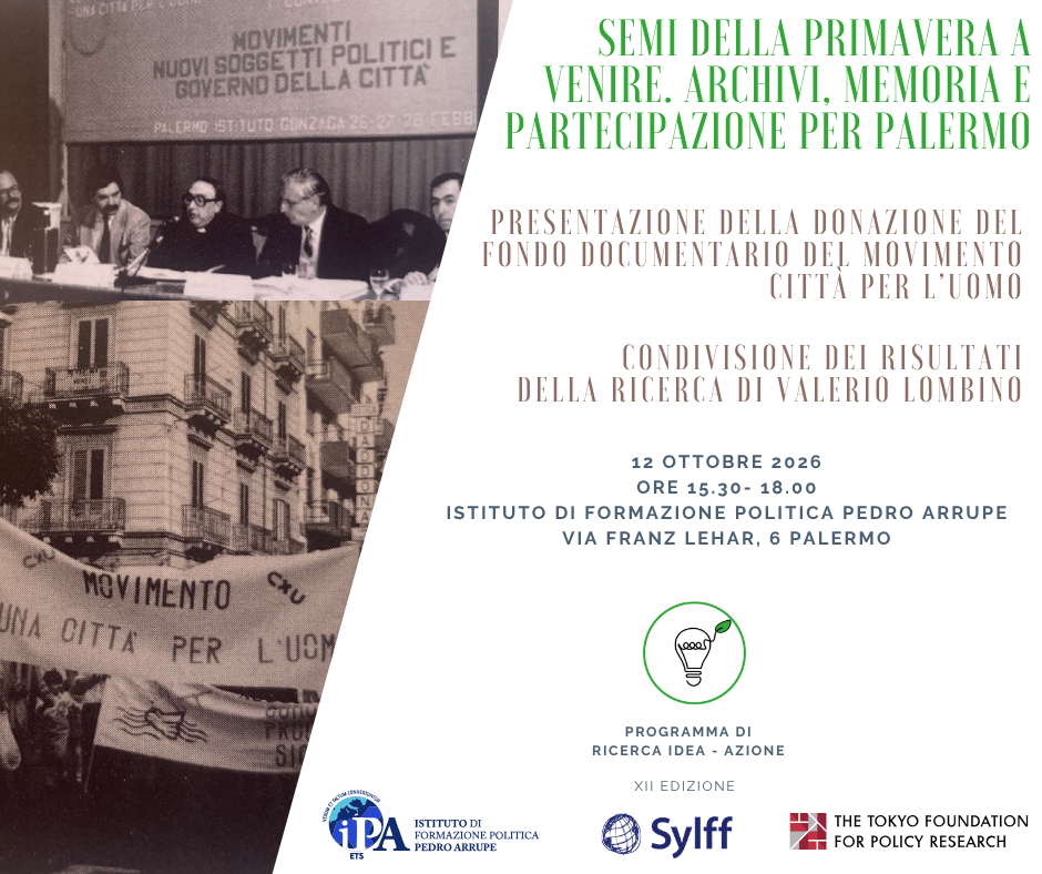 Dalla ricerca all’archivio: nasce il fondo “Città per l’Uomo”